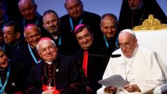 [BBC] 프란치스코 교황, 프랑스 방문시 행동 촉구 이주가 현실이라고 밝혔습니다