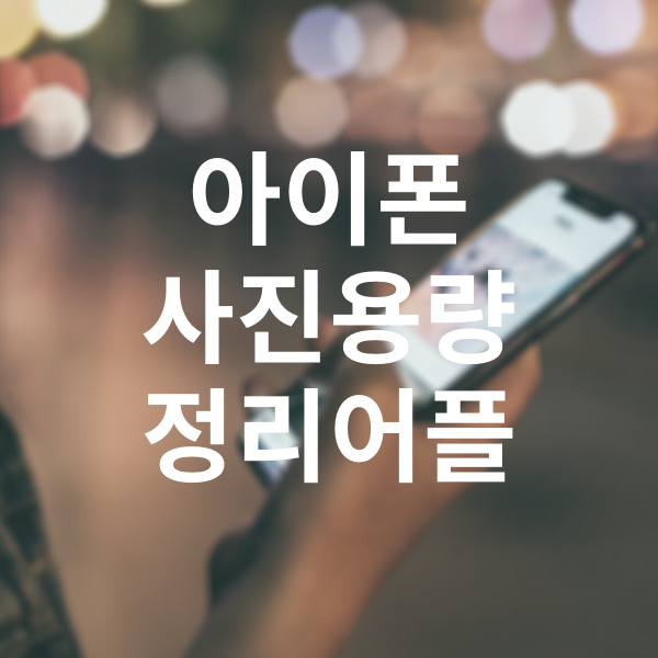 아이폰 중복 사진 삭제하고 용량 줄여주는 어플 추천