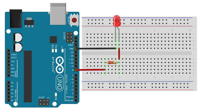 Thinking Different :: [아두이노] 5. LED 켜기 끄기