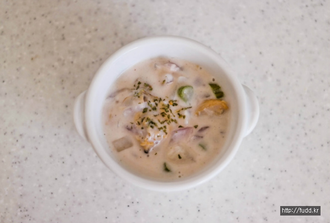[수프]풍성한 클램차우더 만들기, 바지락 크림수프, New England clam chowder recipe