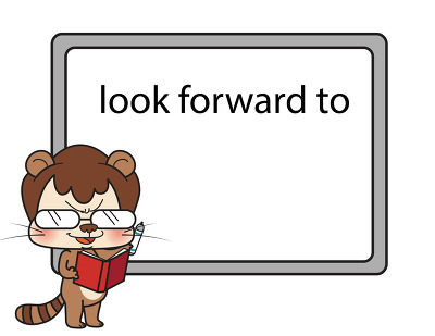 Look Forward To와 Be Looking Forward To의 차이점 - 라쿤잉글리시
