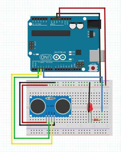 [Arduino|아두이노] 초음파센서(HC-SR04) LED 켜기