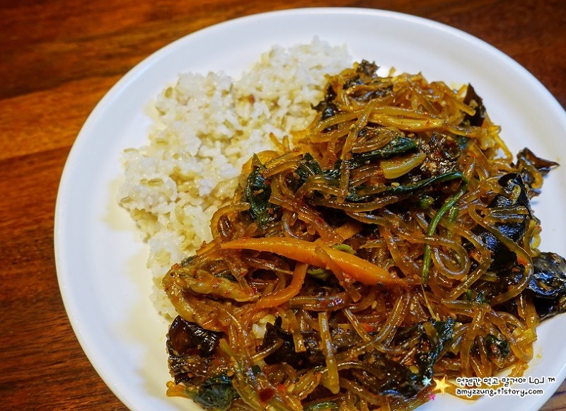 먹고 남은 잡채로 매콤한 '중국집 잡채밥 만드는 법'