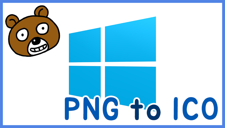 PNG to ICO ▶ 윈도우 아이콘 만들기 변환 사이트