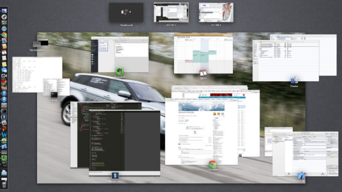 맥 OSX - 데스크톱 스페이스간 프로그램 창고정