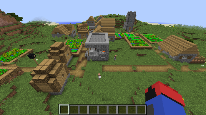 [자동화 마인크래프트]마을 주민 농장 만들기 - 준비 편 (좀비 마을 주민 치료) :: 라임칼라
