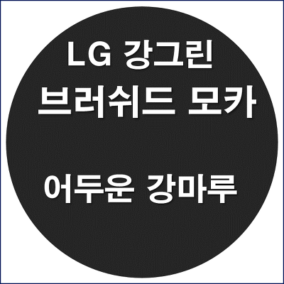 신혼집 화이트 인테리어에 어울리는 바닥재 추천 : LG(엘지) 강그린 슈퍼(브러쉬드모카 GAGRPBM-A3), 어두운 강마루
