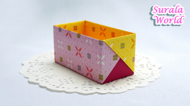 직사각형 상자 종이접기! 3색 종이 상자 만들기