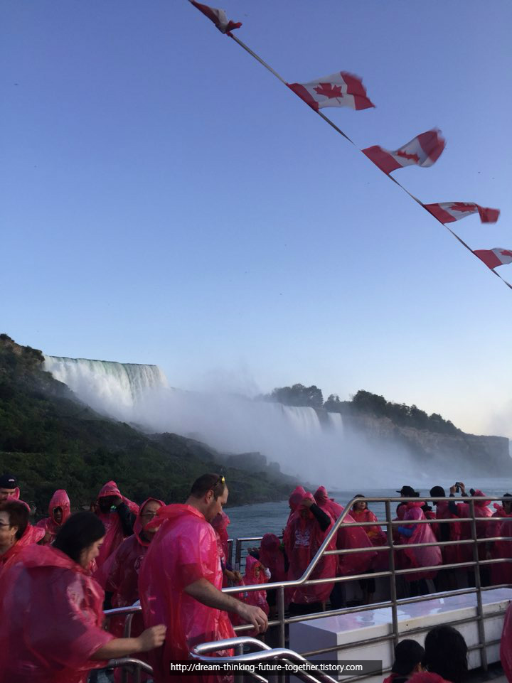 세계 3대 폭포, 캐나다의 나이아가라 폭포(Niagara Falls) 유람선 탑승