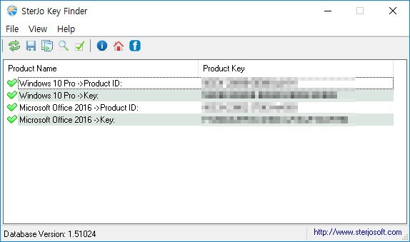 윈도우10 제품키 확인 방법 키파인더(Keyfinder)