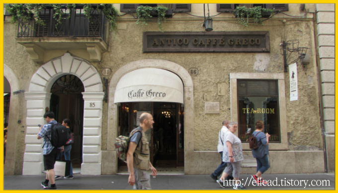 <이탈리아 로마> 안티코 카페 그레코 (Antico Caffe Greco)와 스페인 광장