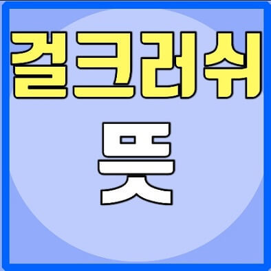 걸크러쉬 뜻 걸크러시의 뜻