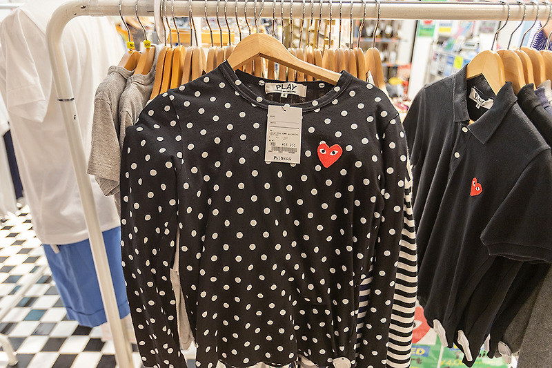 오사카 꼼데 가르송 가장 저렴하게 구매하는 방법, 오사카 쇼핑 꼼데가르송 티 셔츠 가격