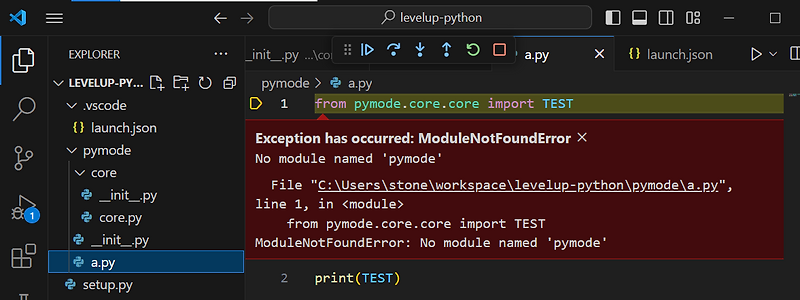 vscode PYTHONPATH 설정 (feat launch.json) :: 개발 일기