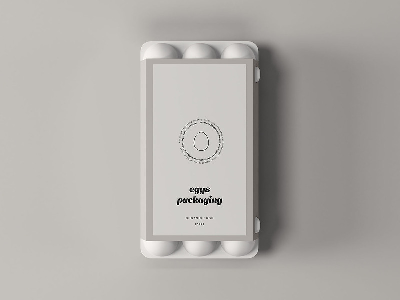 Download Egg Packaging Mockup(계란 포장 목업)
