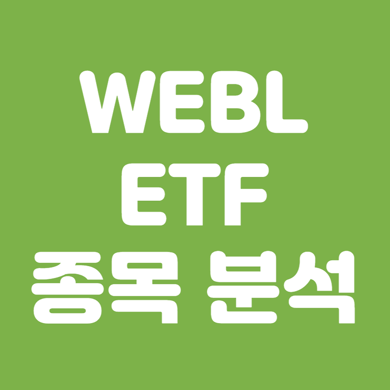 WEBL ETF 구성 종목 및 소개(다우존스 인터넷 지수 3배 레버리지)