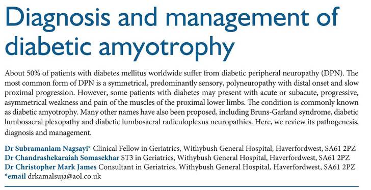 [ME] Diabetes Amyotrophy