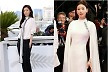 전지현, '롱 스카프' 바지 패션→순백의 케이프 드레스..칸의 여신 [핫피플]