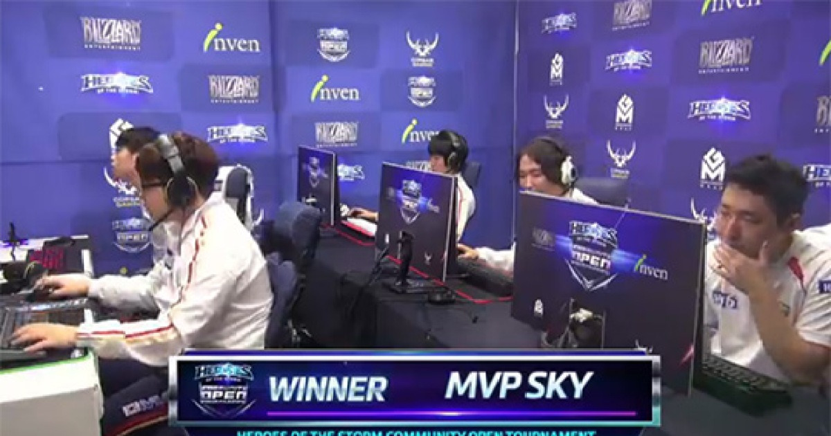 [HCOT]MVP 스카이, 레이브 상대로 2:0 승리
