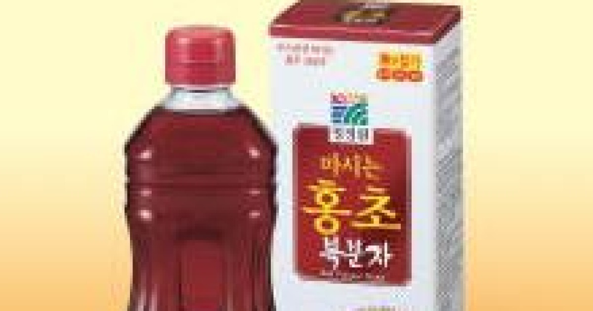 대상 청정원, '마시는 홍초 복분자' 출시