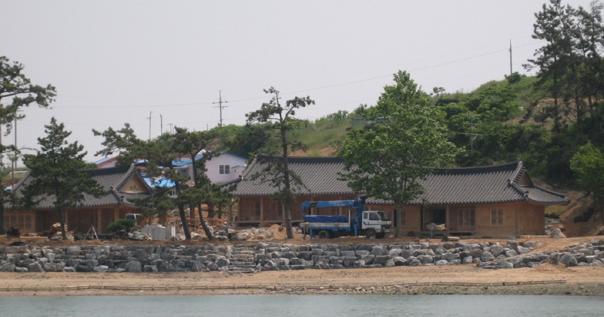 외달도 한옥 민박 준공 [목포시청]