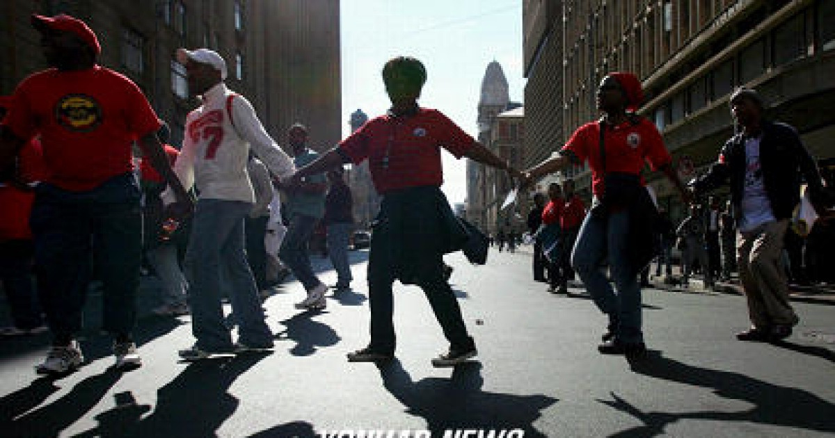 South africa public service strike