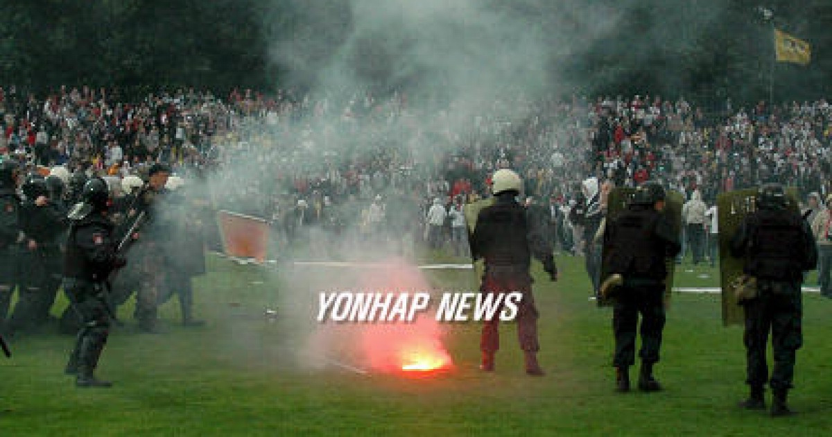 LITHUANIA SOCCER FANS RIOT