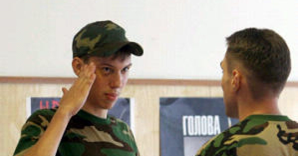 RUSSIA CHILDREN MILITARY SUMMER CAMP