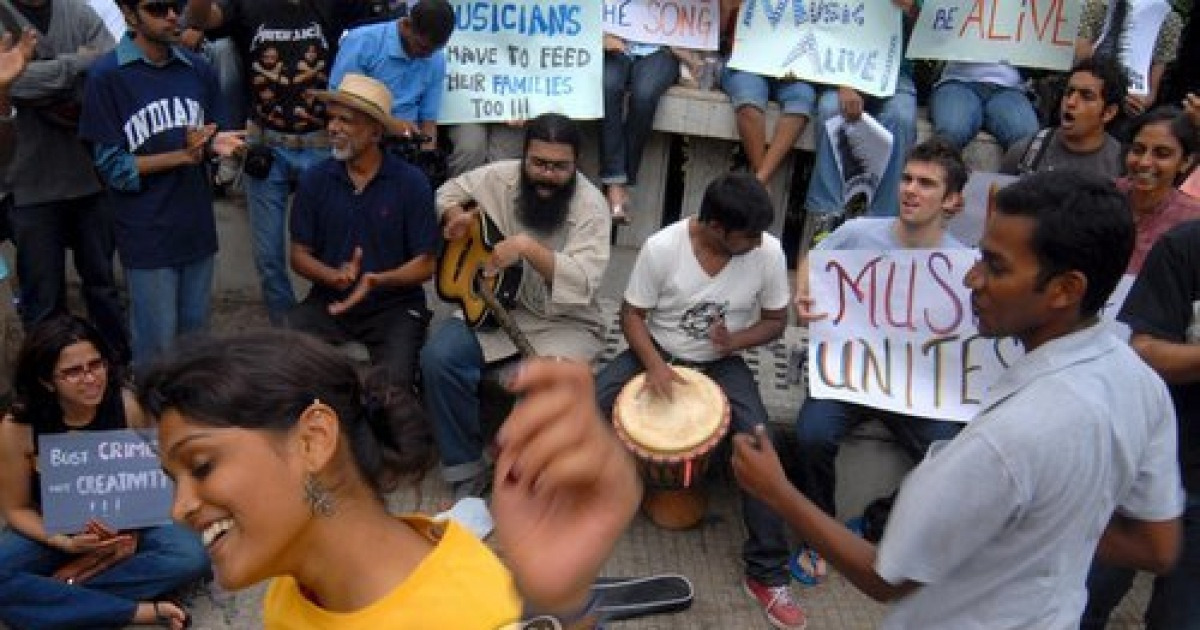 INDIA MUSIC PROTEST
