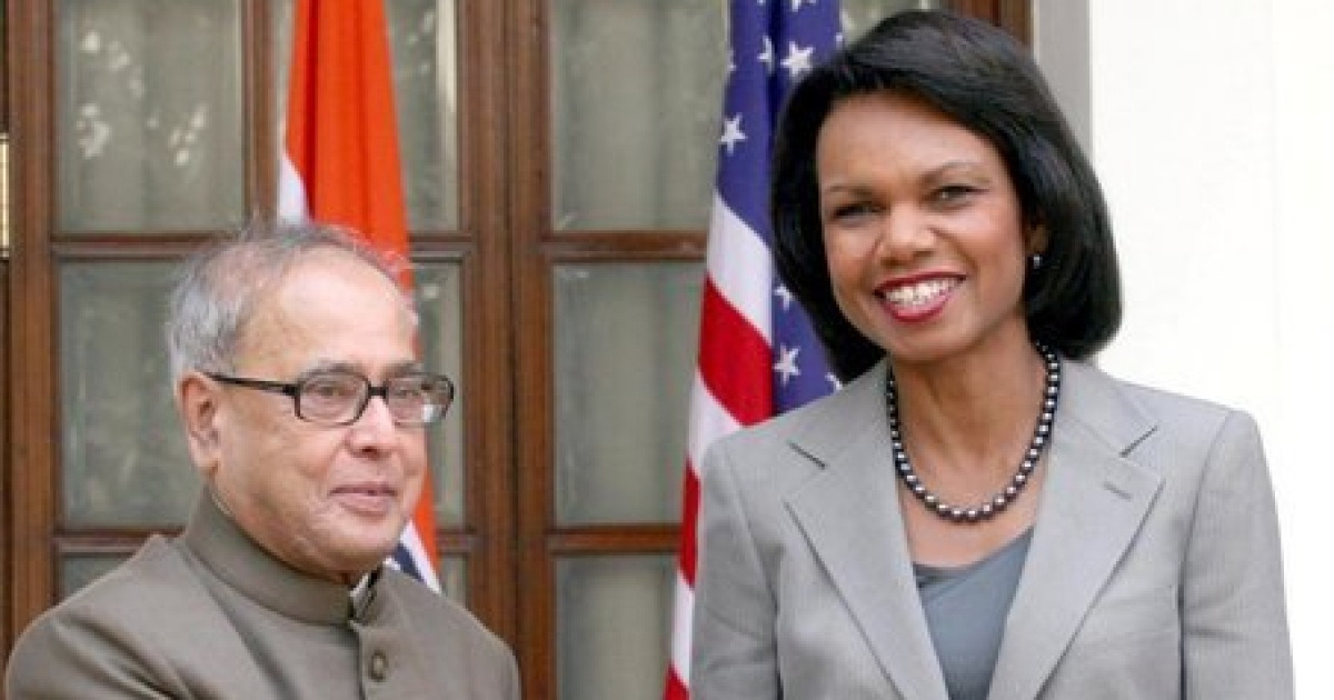 INDIA CONDOLEEZZA RICE VISIT