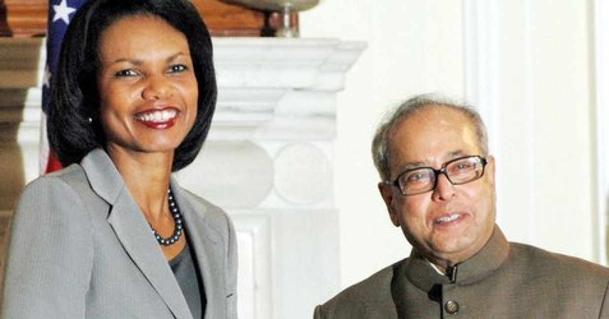 INDIA CONDOLEEZZA RICE VISIT