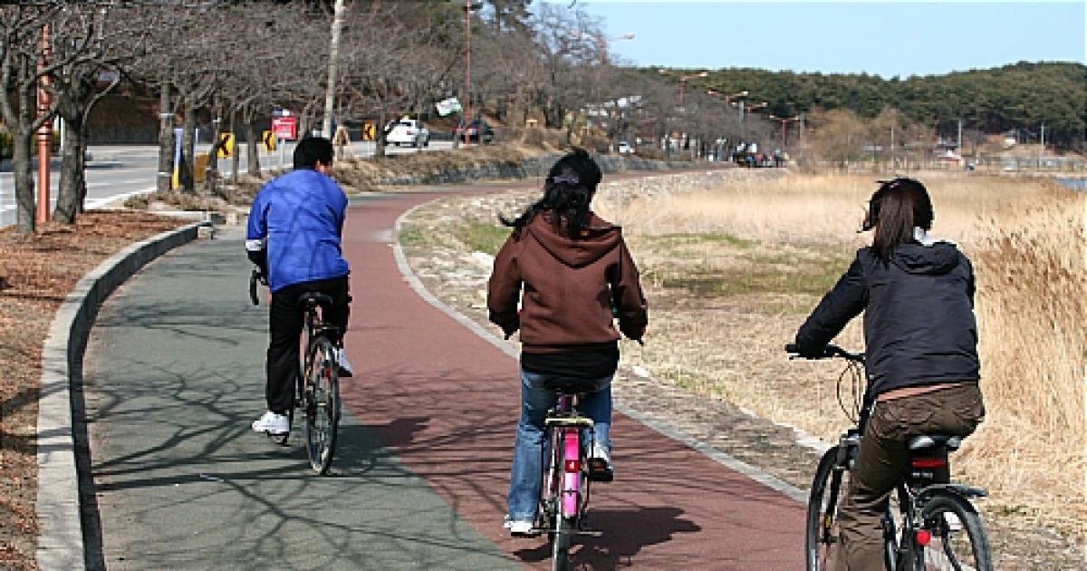 네덜란드 대통령 강릉 자전거