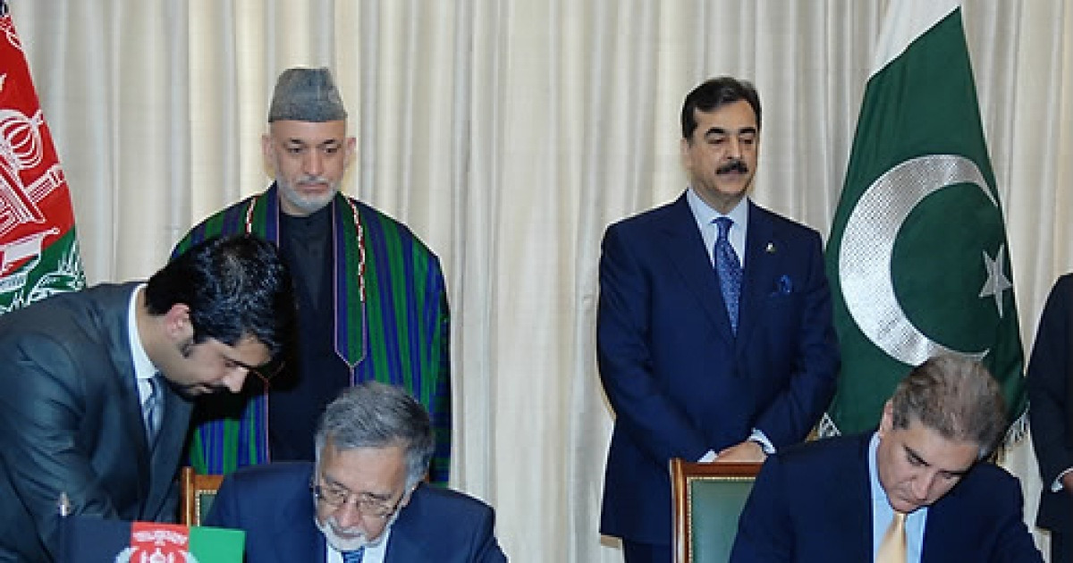 (1)PAKISTAN-ISLAMABAD-AFGHANISTAN-DOCUMENTS-SIGN-COOPERATION