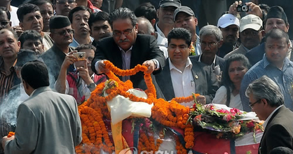 NEPAL GIRIJA KOIRALA FUNERAL