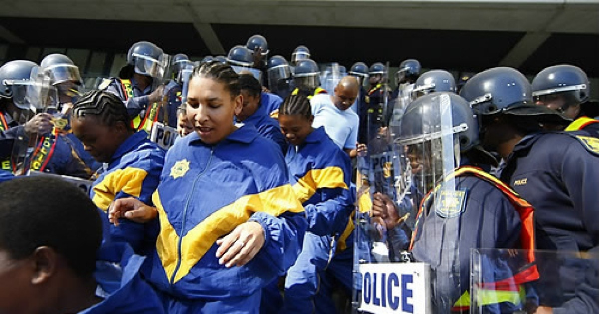 SOUTH AFRICA POLICE READINESS FIFA 2010 WORLD CUP