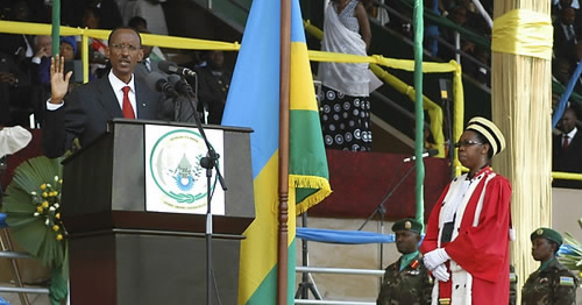 RWANDA KAGAME SWEARING IN