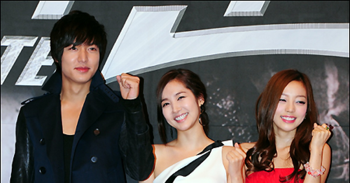 [Md포토] 이민호-박민영-구하라, '시티헌터에서 만나요~'