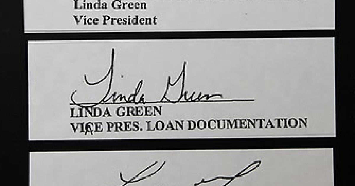 Mortgage Robo Signing