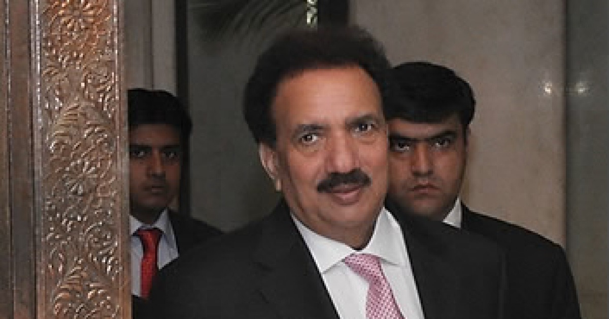 INDIA PAKISTAN REHMAN MALIK VISIT
