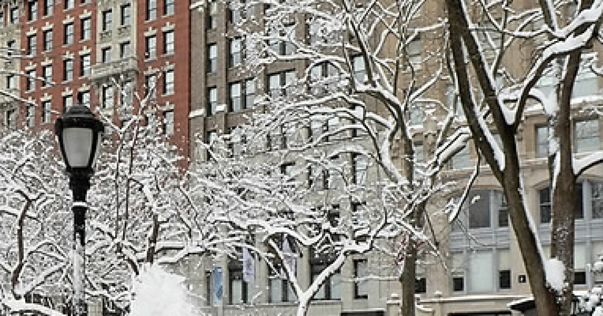 USA NEW YORK WEATHER. WINTER