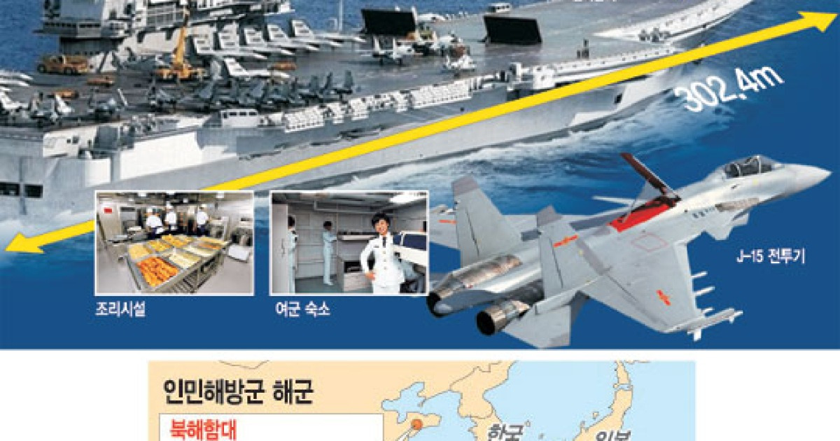 中 북해함대 사령부 첫 공개.. '신뢰 제스처'