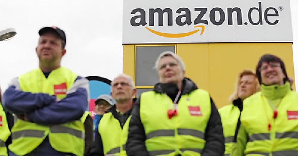 Germany amazon employees strike