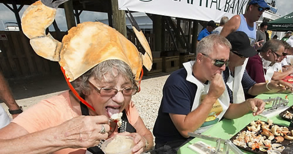 USA FLORIDA CRAB EATING CONTEST