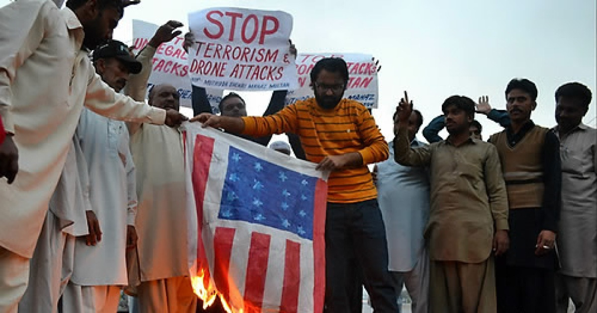 Pakistan Protest Us Drone Attacks