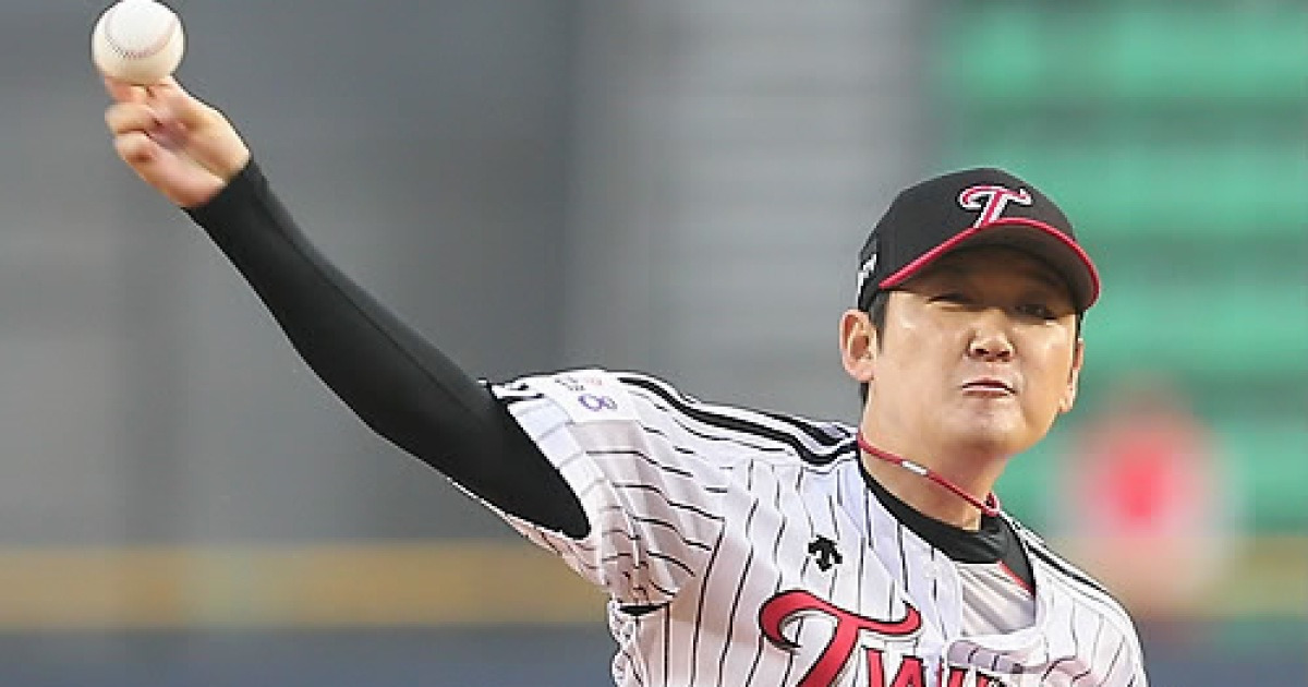 '메이저리거' LG 투수 김선우 은퇴