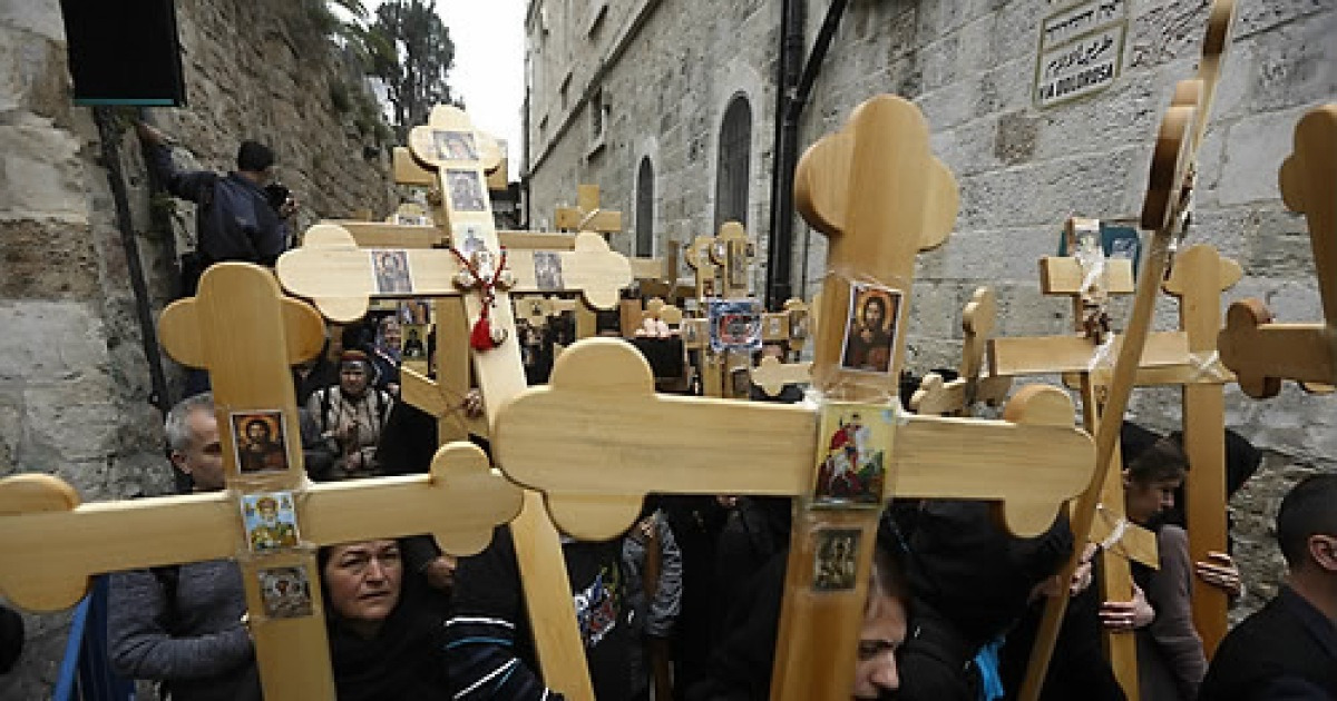 MIDEAST JERUSALEM HOLY WEEK