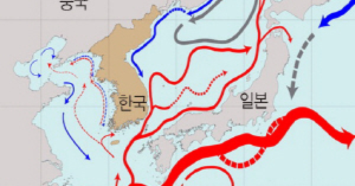 '우리바다 해류도' 사상 첫 자체 제작