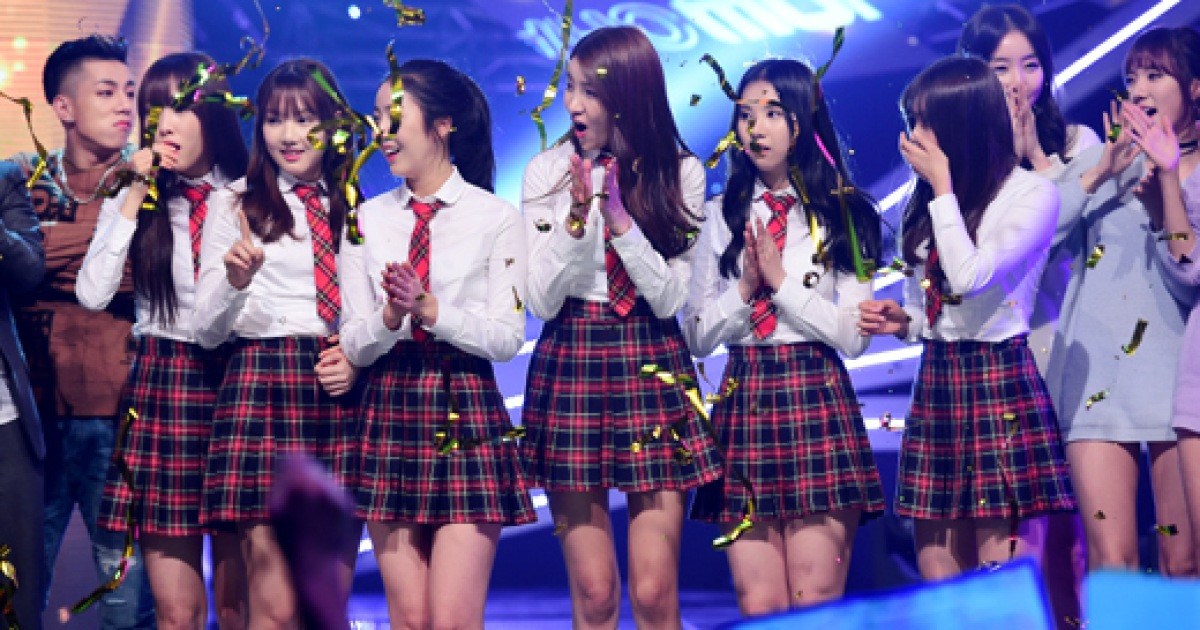 [MD포토] 여자친구, 쇼 챔피언 1위 등극