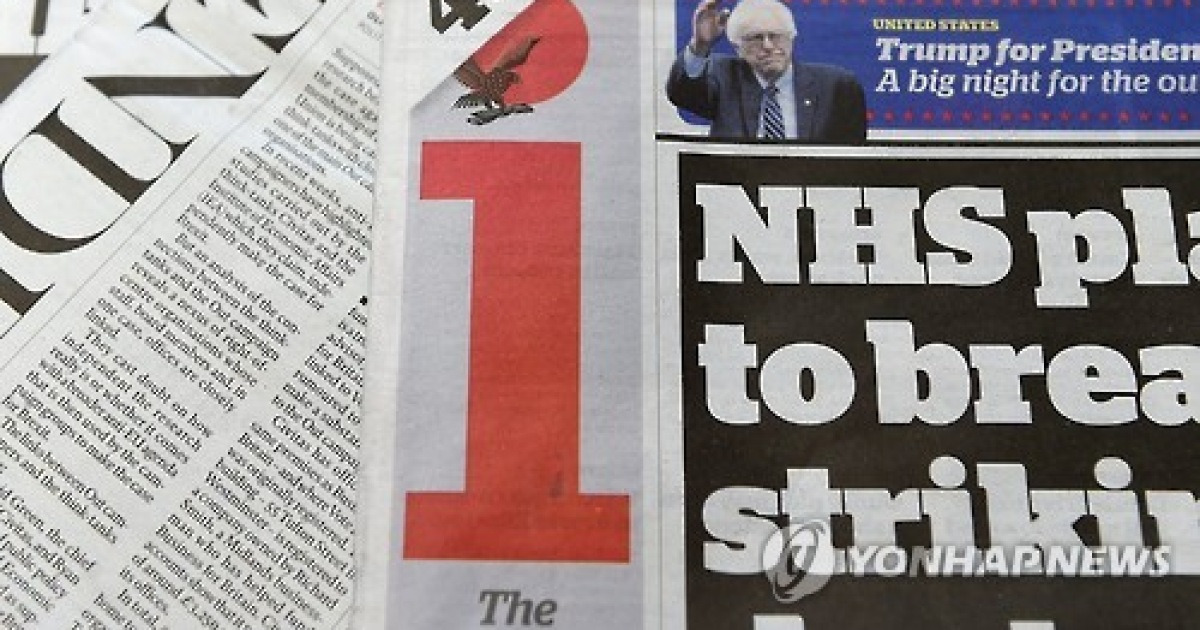 BRITAIN INDEPENDENT NEWSPAPER PRINT EDITION