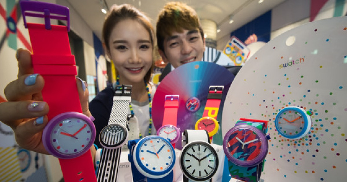 스와치 'POP WATCH 출시'